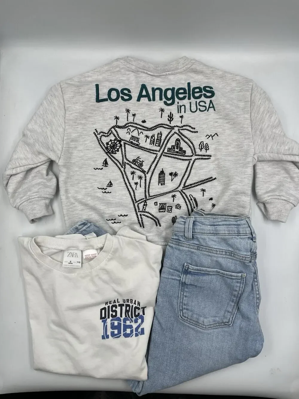 Zara Boys Jeans, Shirt, & Sweater Size 4-5